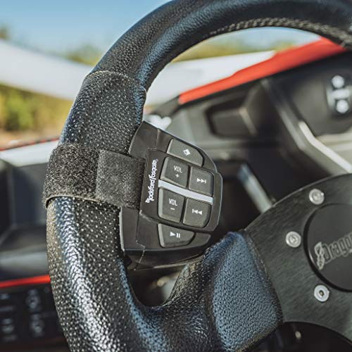 Rockford Fosgate PMX-BTUR Universal Bluetooth Steering Wheel Remote Controller for Car, Truck, Boat, Motorcycle or UTV Rockford Fosgate PMX-BTUR Universal Bluetooth Steering Wheel Remote Controller for Car, Truck, Boat, Motorcycle or UTV